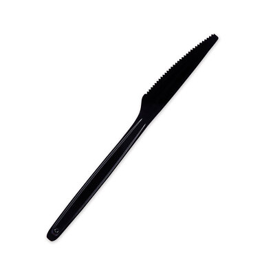 WNA Comet Cutlery for Cutlerease Dispensing System, Knife, 6'', Black, 960/Box