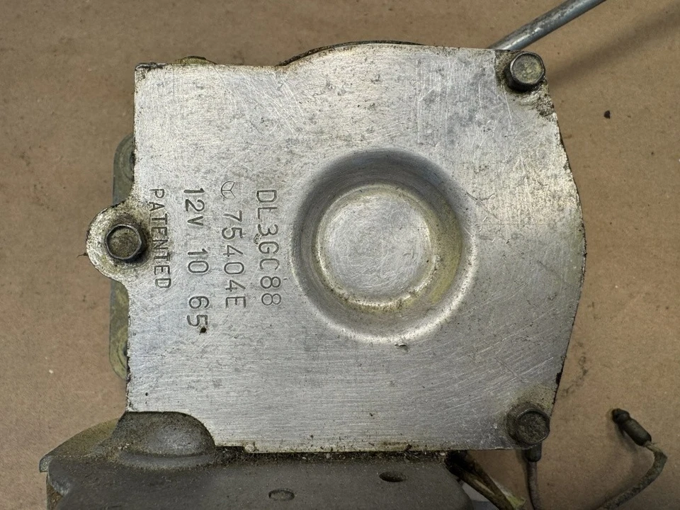 Motor limpiaparabrisas y enlace Jaguar XKE E-Type Lucas OEM 75404 E 12V fecha 10/65 DL3GC88 Foto 2 de 4