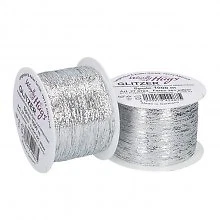 Woolly Hugs Glitzer Beilaufgarn 1000m gold, silber 3,69€/1000m - Bild 2 von 2