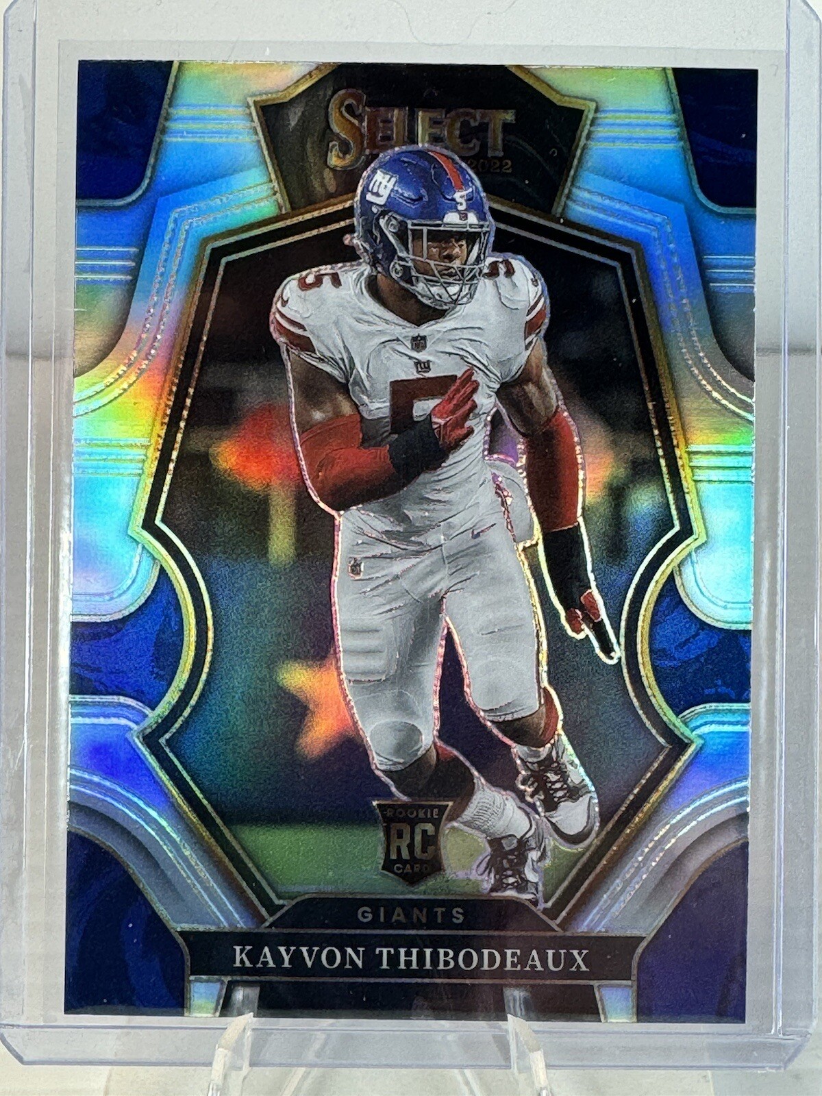 2022 Panini Select Kayvon Thibodeaux RC Premier Level Silver Prizm Rookie SP #60