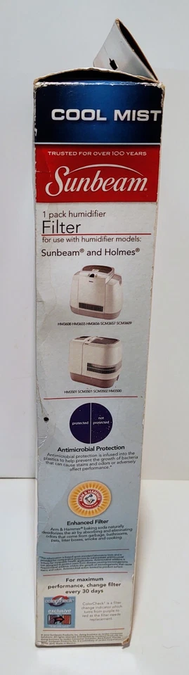 Sunbeam Holmes OEM Humidifier Type D Replacement Filter Round SF221 New - Image 4 of 4