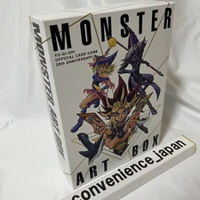 Yugiioh OCG 20th ANNIVERSARY MONSTER ART BOX KONAMI Book No Card Used Good