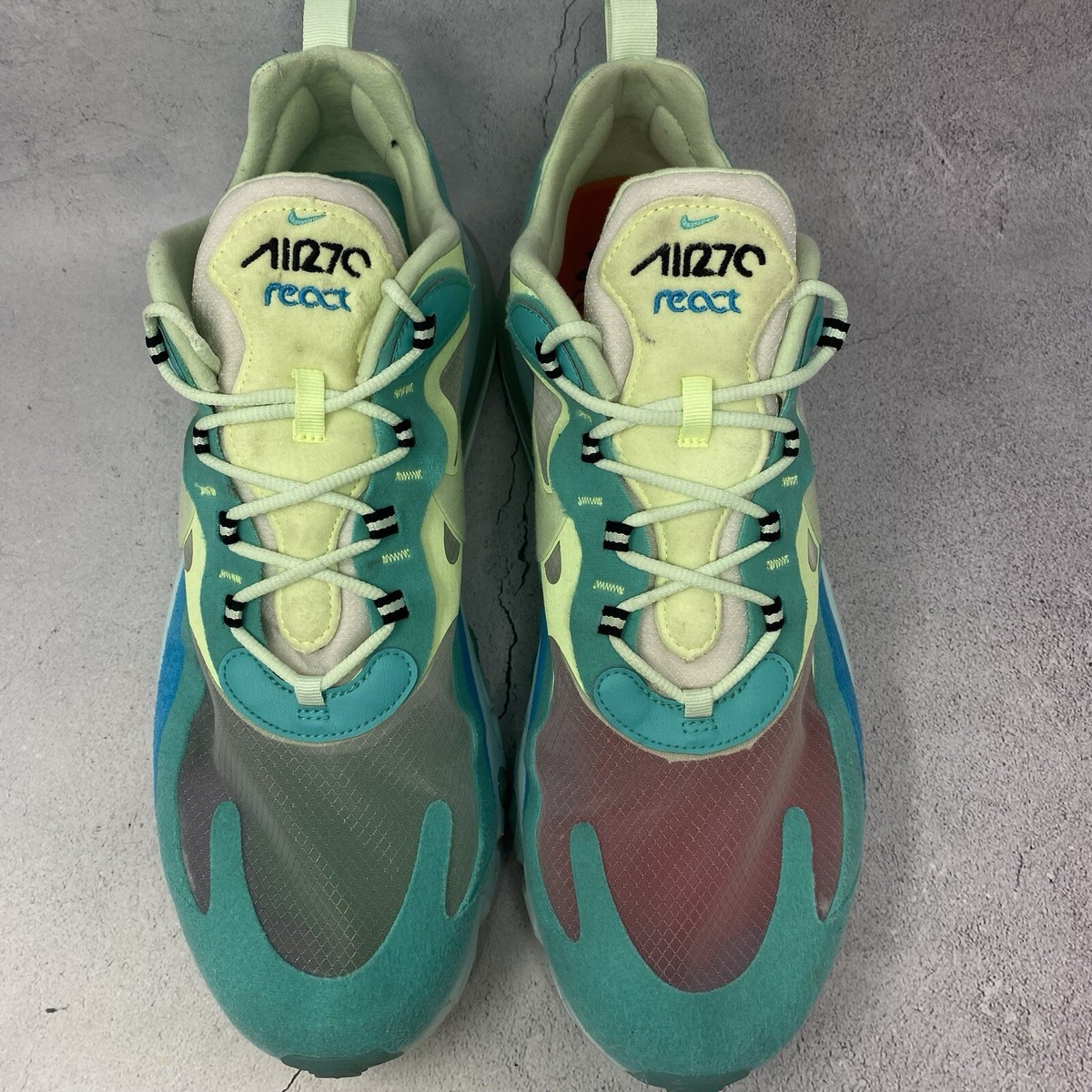 Nike Air Max 270 React Psychedelic Art Running Shoes 
