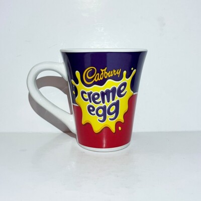 Cadbury Creme Eierbecher Vintage Fun Geschenk Küche Kaffee Tee Tasse Küken Design selten