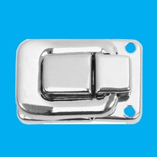 Quadrato Nickel Placcato Piccolo Chiusura Ricambio Box Custodia Valigia Bagaglio