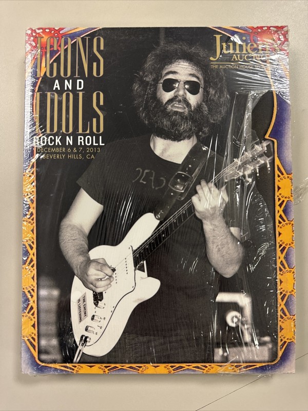 SEALED ICONS and IDOLS ROCK & ROLL CataloJULIENS AUCTION 2013 SPORTS WORN