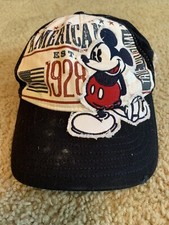 Mickey Mouse Walt Disney World Fitted Hat American Flag