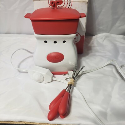 Scentsy Velata Maraschino Curve Fun Fondue Set, Includes Lid