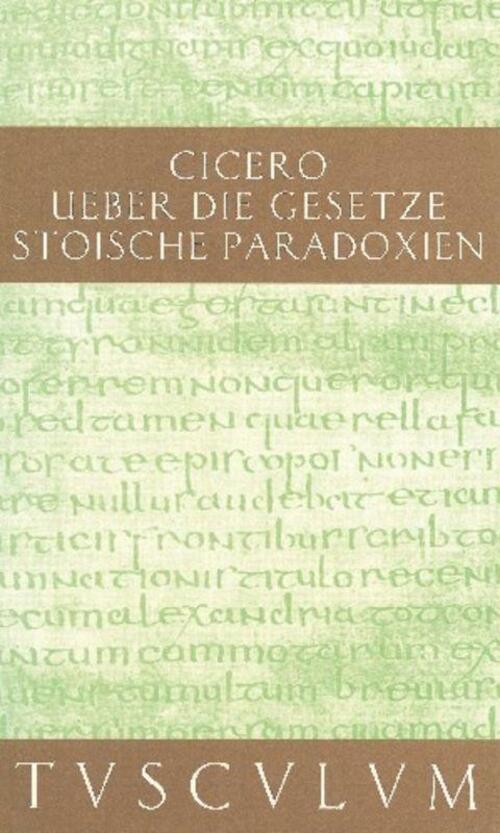 Thumbnail - De Legibus / Über Die Gesetze Marcus Tullius Cicero Buch Sammlung