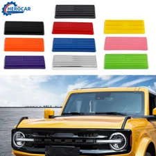 1pc Front Tailgate Letters Cover Trim Decors For Ford Bronco 21 22 23 24 25 US