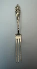 Love Disarmed by Reed and Barton Sterling Silver Strawberry Fork 4 7/8"