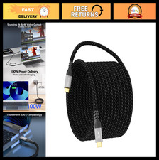 20FT USB-C to USB-C Cable, 20Gbps Data Transfer, 100W Fast Charging, 4K Video Di