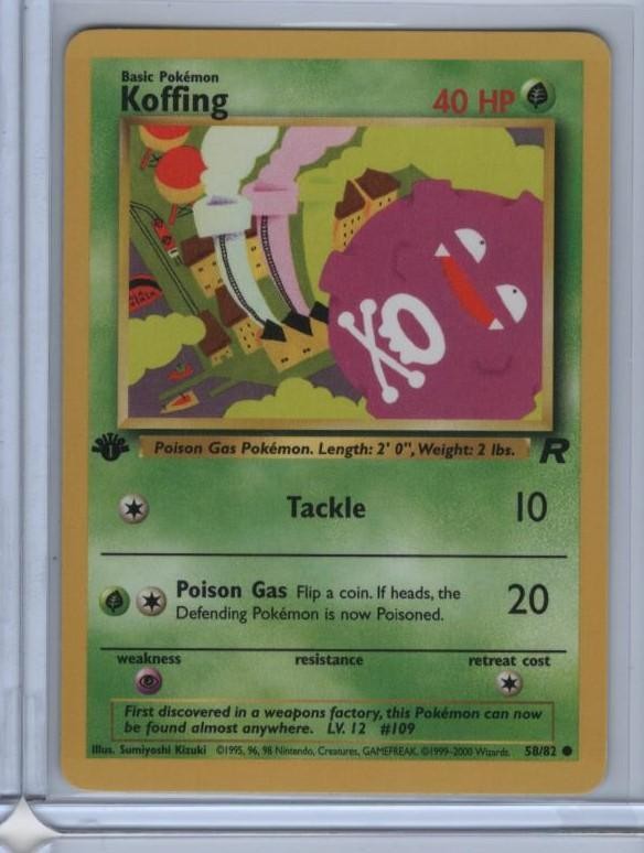 Team Rocket #58/82 Koffing