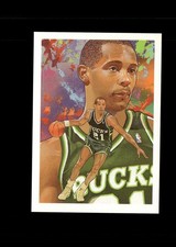 1990-91 NBA Hoops - Art Card Team Checklist Alvin Robertson #369