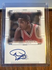 Michael Redd 2000-01 SP Top Prospects First Impressions Rookie Auto RC #MR OSU
