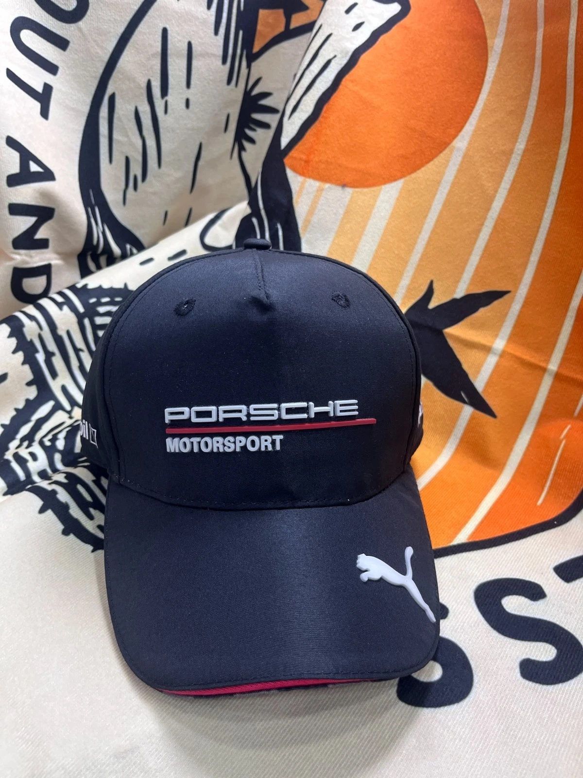 Porsche Men's Outdoors Black nylon Baseball Cap Adjustable
Opens in a new window or tab