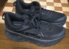 HOKA One One Bondi 7 Triple Black Running Shoes 1110519-BBLC Women Size 9