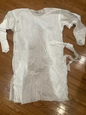 100 Pcs Team Medical ICP-8700 Isolation Gowns Level 2 -White- Universal Size