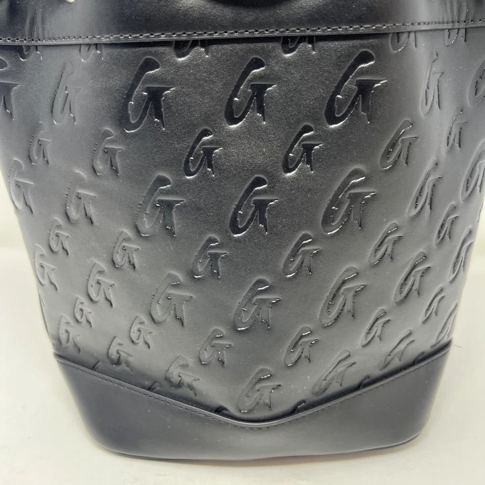 Mia Ray монограмма наплечная сумка матовый - черный - веганский - "Glam Aholics образ жизни" - Изображение 3 из 4