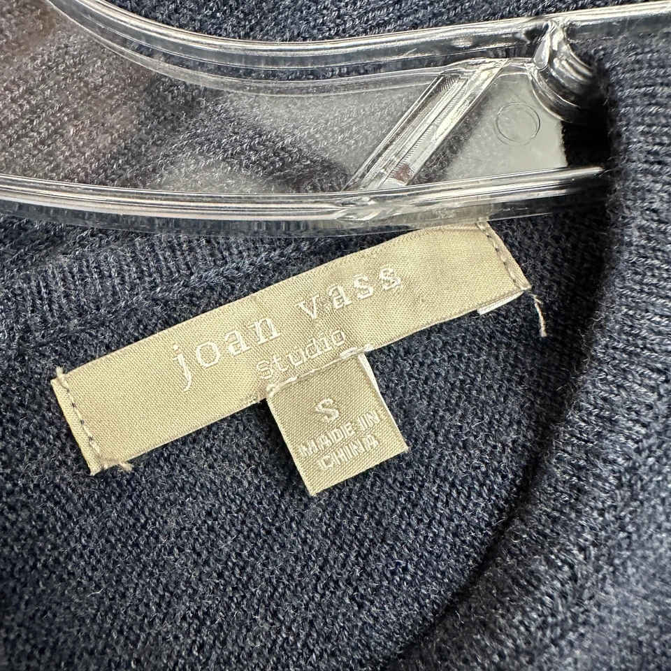 Top Joan Vass para mujer mezcla de cachemir talla S de gran tamaño minimalista silencioso lujo Foto 3 de 4