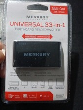 Merkury Universal 33-In-1 Multi-Card Reader/ Writer MI-MSR35 -USB 2.0 Reader