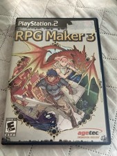 RPG Maker 2 and 3 Sony PlayStation 2 Tested Works. Manual Included For 3