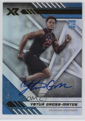 2020 Panini XR Rookie Auto /199 Yetur Gross-Matos #158 Rookie Auto RC 0s55