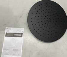 Pfister Modern Round Single Function Rain Shower Head Polished Black USH-05SHW