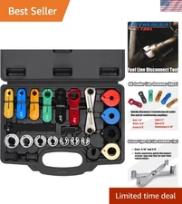 Fuel Line Disconnect Tool Set - 25-Piece Kit for Auto Mechanics