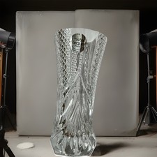 Vintage Royale Cristal D'Arques 24% Lead Crystal Vase, Bleikristall Kristall DDR