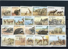 Botswana 1987 Animals Scott# 404-23 Mint LH