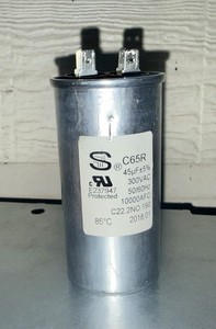 Genuine C65R 45uF 300VAC 50/60Hz 10000AFC C22.2 E237947 Round Capacitor