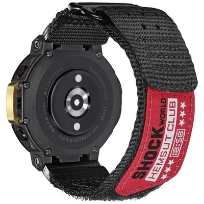FIILIIX Watch Band for Amazfit T-Rex 2, Military Nylon Strap, Hook & Loop