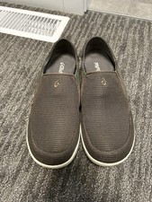 OluKai Nohea Mesh Slip-On (Mustang/Lime Peel) Men’s 10.5 – Drop-In Heel