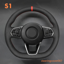 Coprivolante scamosciato cuciture avvolgente per ACURA TLX A-SPEC TYPE-S 2021-2024