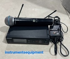 Shure SLX4 beta58 microphone head a set 494.125-509.875MHz by fedex or DHL