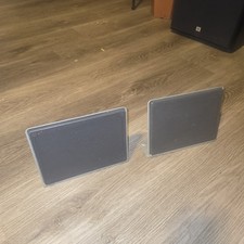 Brookstone nxt shelf Speakers Silver set of 2