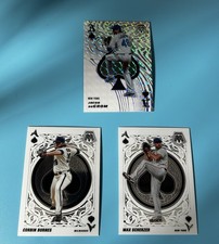 Corbin Burnes, Max Scherzer 2022 Mosaic Aces And Jacob DeGrom 2021 Silver!