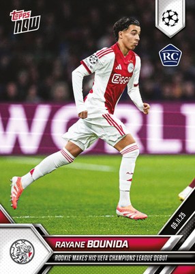 Topps NOW UCL 2025/2026 - Card 050 - Rayane Bounida - Ajax Amsterdam