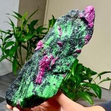 3.75LB Natural green Ruby zoisite (anylite) crystal Chakra Healing Energy