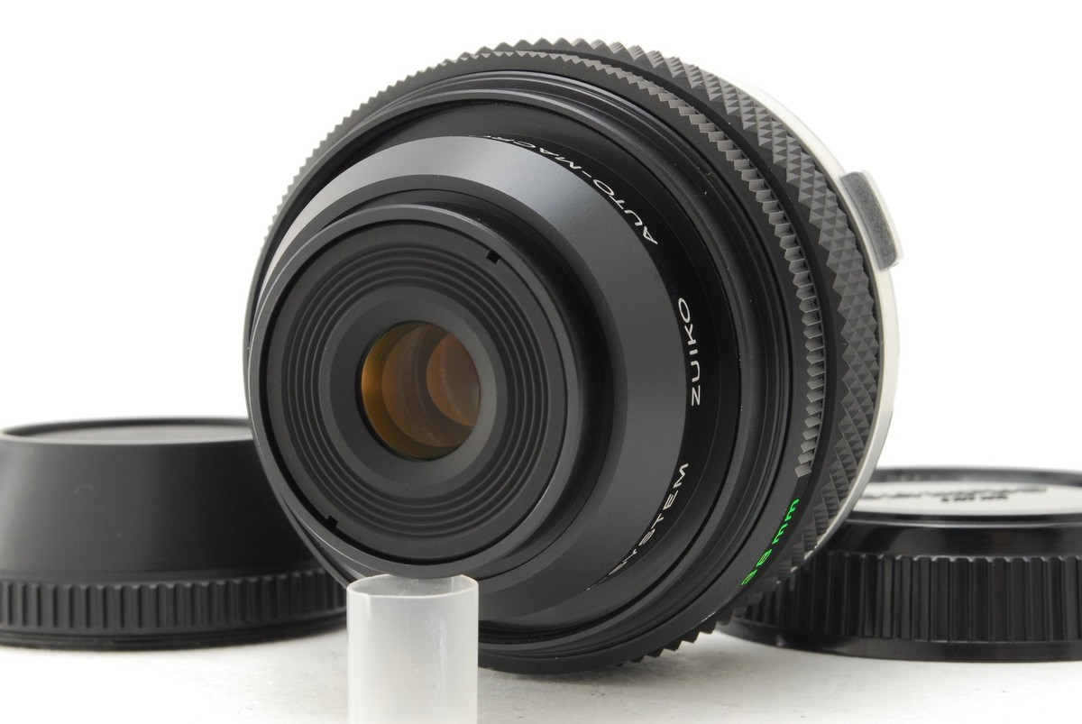美品 Olympus OM-SYSTEM Zuiko 38mm f2.8 Top MINT] Olympus OM System 38mm f2.8 Zuiko Auto Macro Close