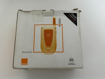 MOTOROLA V66e HANDY - ORANGE NETZ - ORIGINAL - SEHR SELTEN