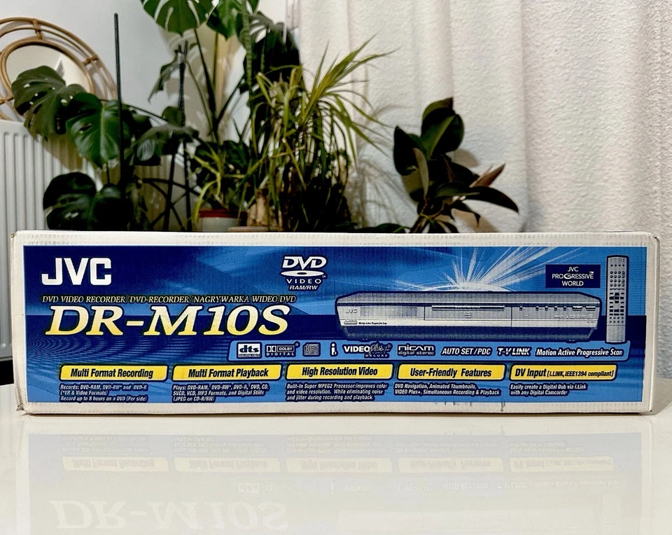JVC M10SEKP HDMI DVD-Recorder (brandneu versiegelt) Multiformat RAM/R - Bild 2 von 4