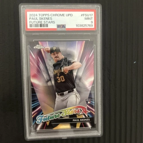PSA 9 2024 Topps Chrome UPD Paul Skenes Future Stars RC Pittsburgh Pirates 🔥🔥