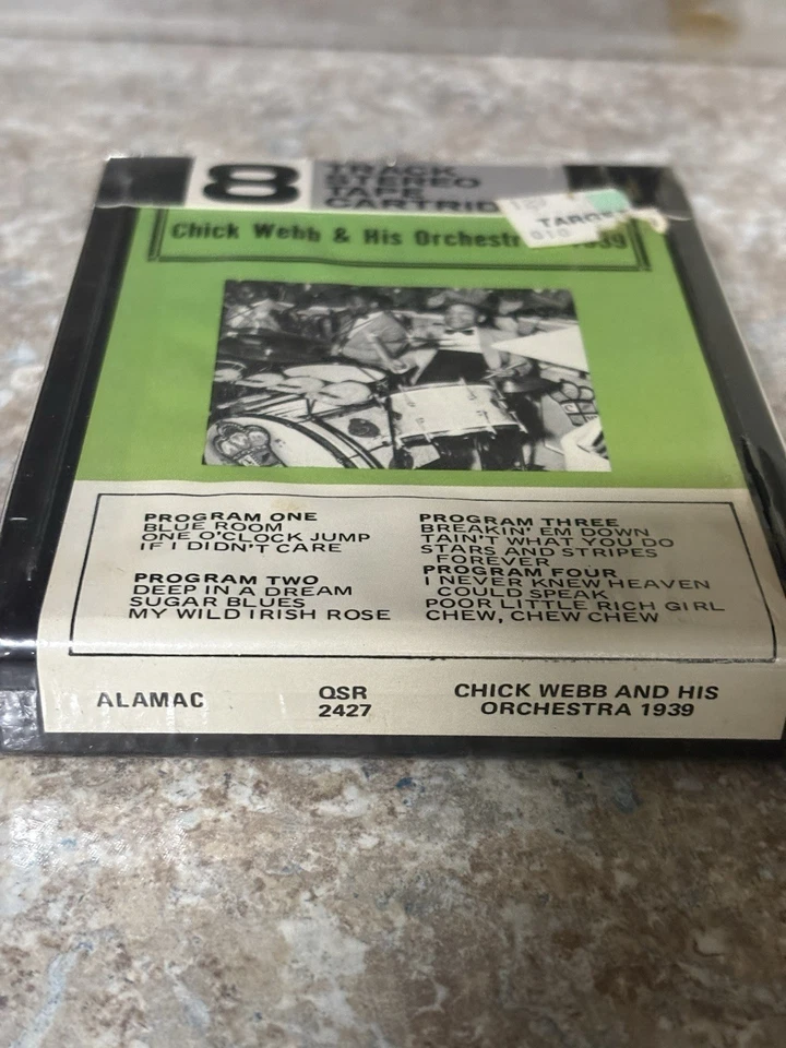CHICK WEBB & HIS ORCHESTRA 1939 ALAMAC RECORDS 8 track-SEALEDJazz Swing-FREE SHP - Image 2 of 2