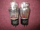 Matched Pair RCA Cunningham Type 71A tubes. Amplitrex Both Test 100% gm. Etched — photo 1