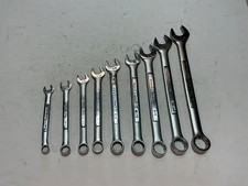 Vtg Craftsman Sae 9 Pc Combination Wrench Set 716-78 -vv- Series Usa Vtg Craftsman Sae 9 Pc Combination Wrench Set 716-78 -vv- Series Usa