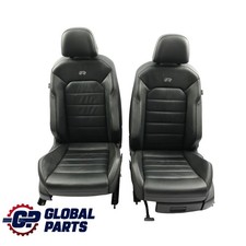 Volkswagen Golf Mk7 R Komplett Ledersitze Set Schwarz Leder Beheizt