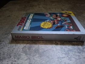 Vintage Mario Bros Atari 7800 In Package With Manual Tested Good Condition 