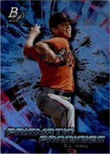 2018 Bowman Platinum Prismatic Prodigies #PPP2 D.L. Hall - BB
